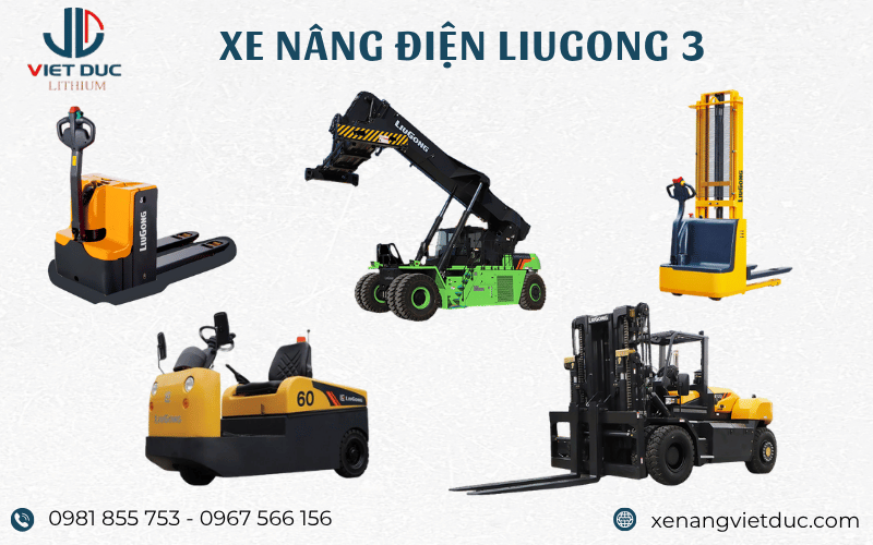 xe nâng điện LIUGONG 3 tấn dành cho container